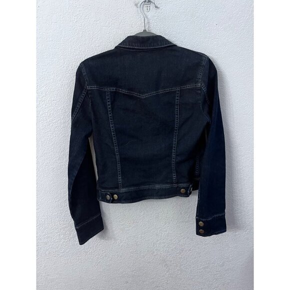 J Crew classic blue denim jacket women size medium - Picture 2 of 6